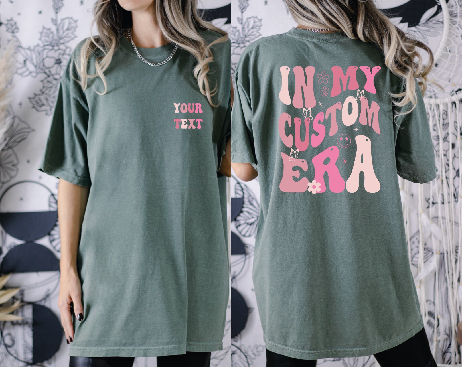 In My Custom Era Comfort Colors Shirt, Retro Mom Shirt, Vintage Style Tee, Football Mom Shirt, Baseball Mom Era Shirt, Personalized Mom Gift In My Custom Era Comfort Colors Shirt, Retro Mom Shirt, Vintage Style Tee, Football Mom Shirt, Baseball Mom Era Shirt, Personalized Mom Gift