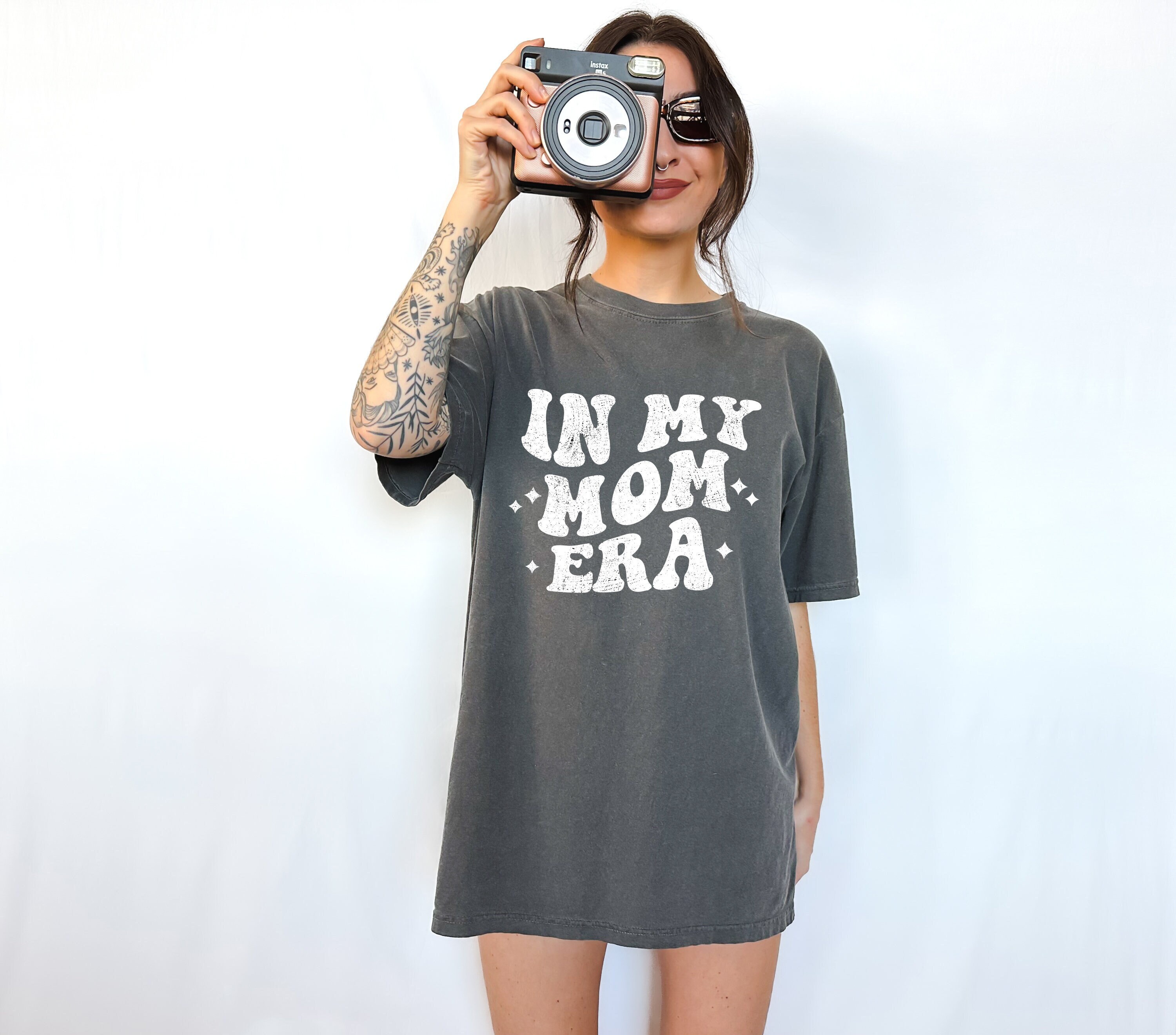 Retro Comfort Colors Tee, In My Mom Era Shirt, New Mom Gift, Mother’s Day Shirt