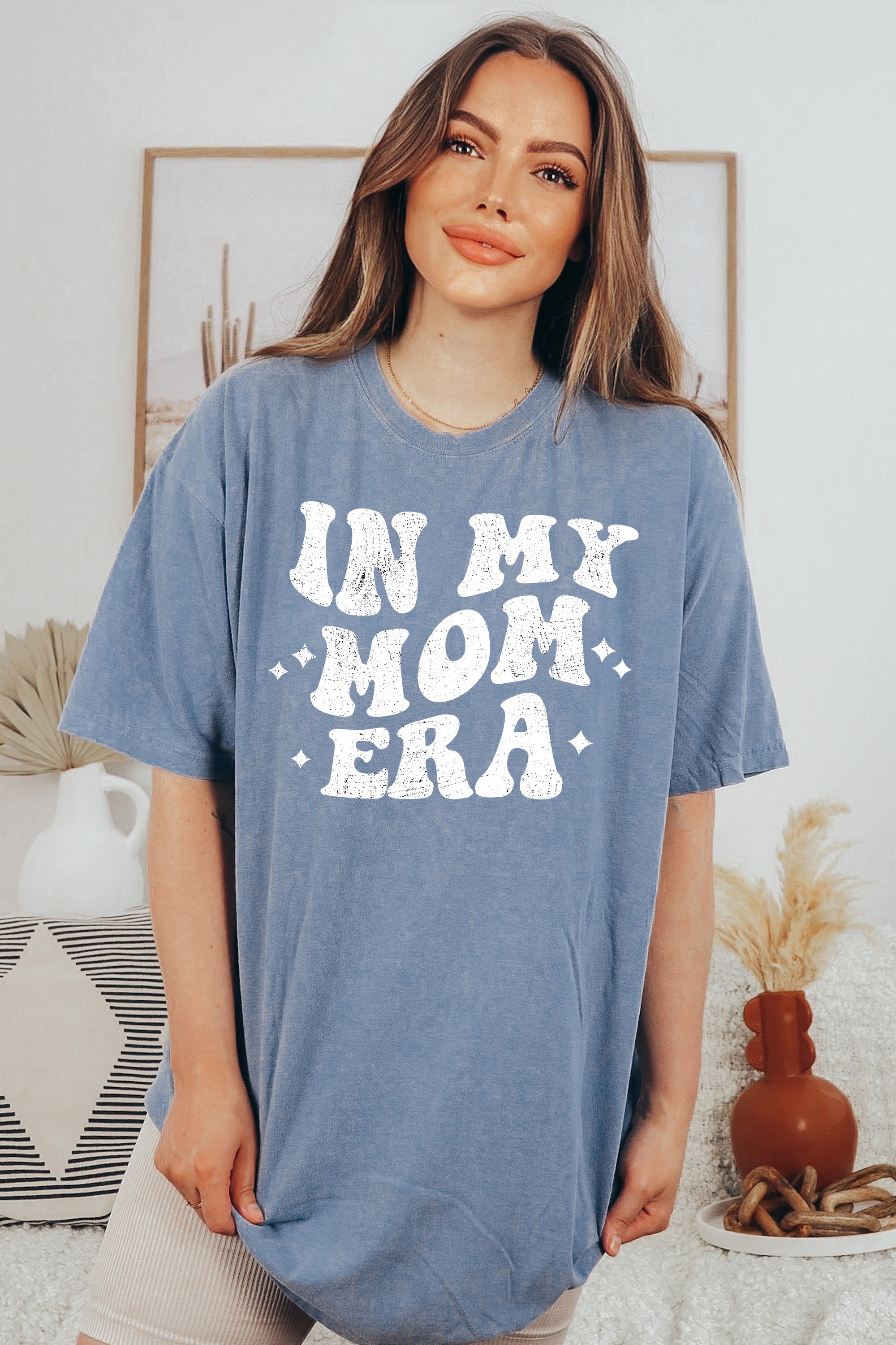 Retro Comfort Colors Tee, In My Mom Era Shirt, New Mom Gift, Mother’s Day Shirt